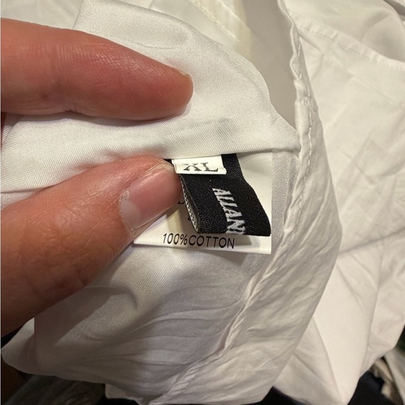 White Ruffled Cotton Dress - Picture 5 of 5